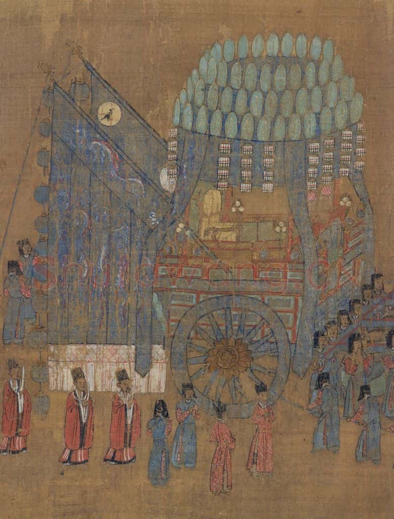宋 佚名《卤簙玉辂图》书画作品