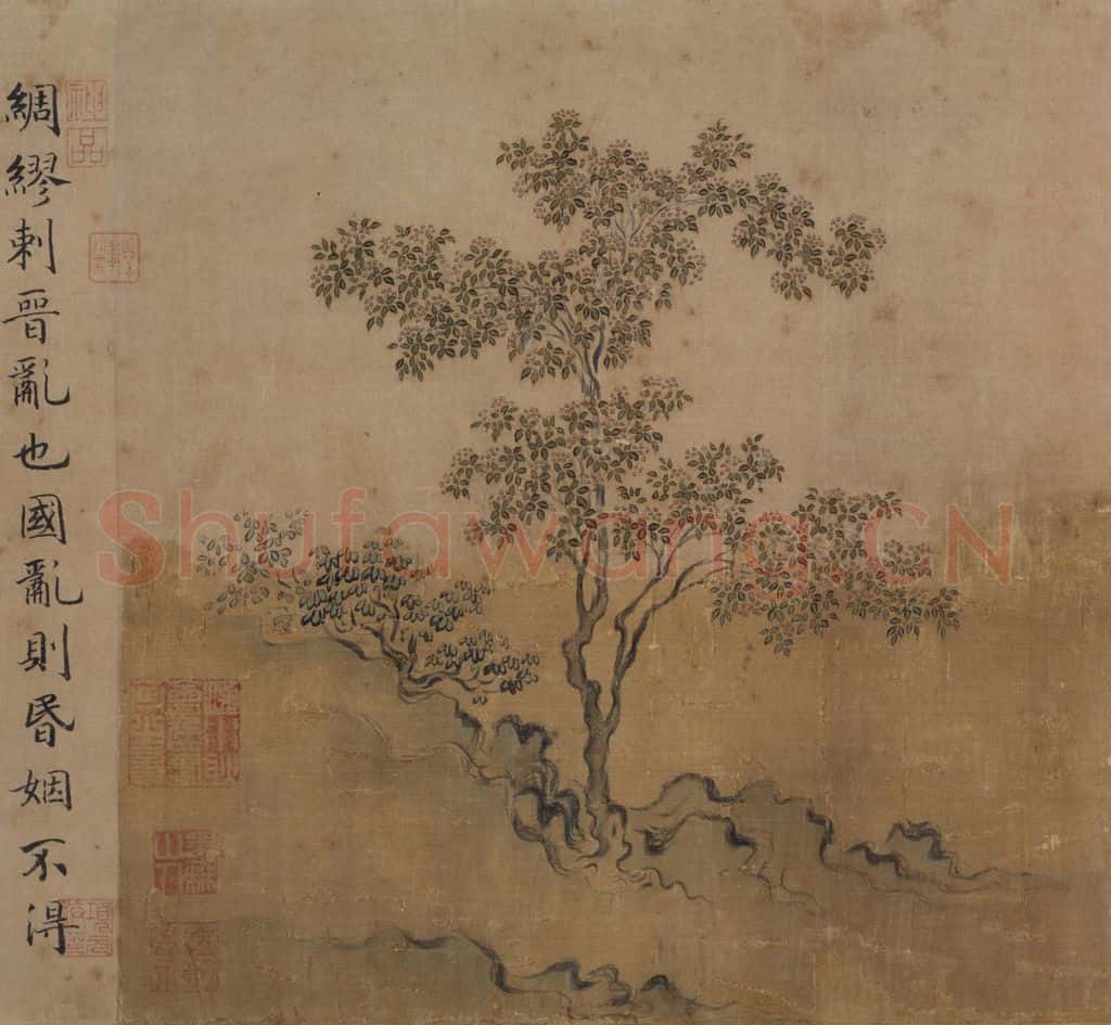 宋 马和之《唐风图》书画作品