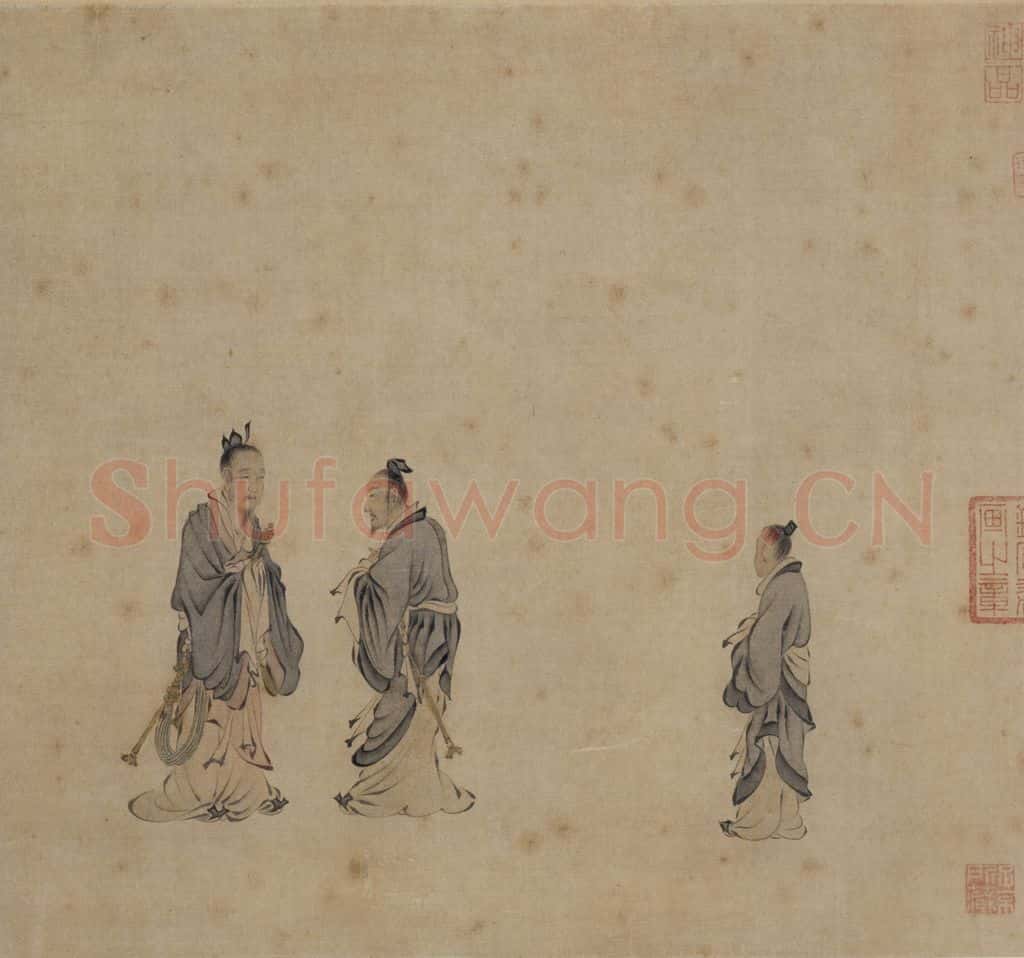 宋 马和之《唐风图》书画作品