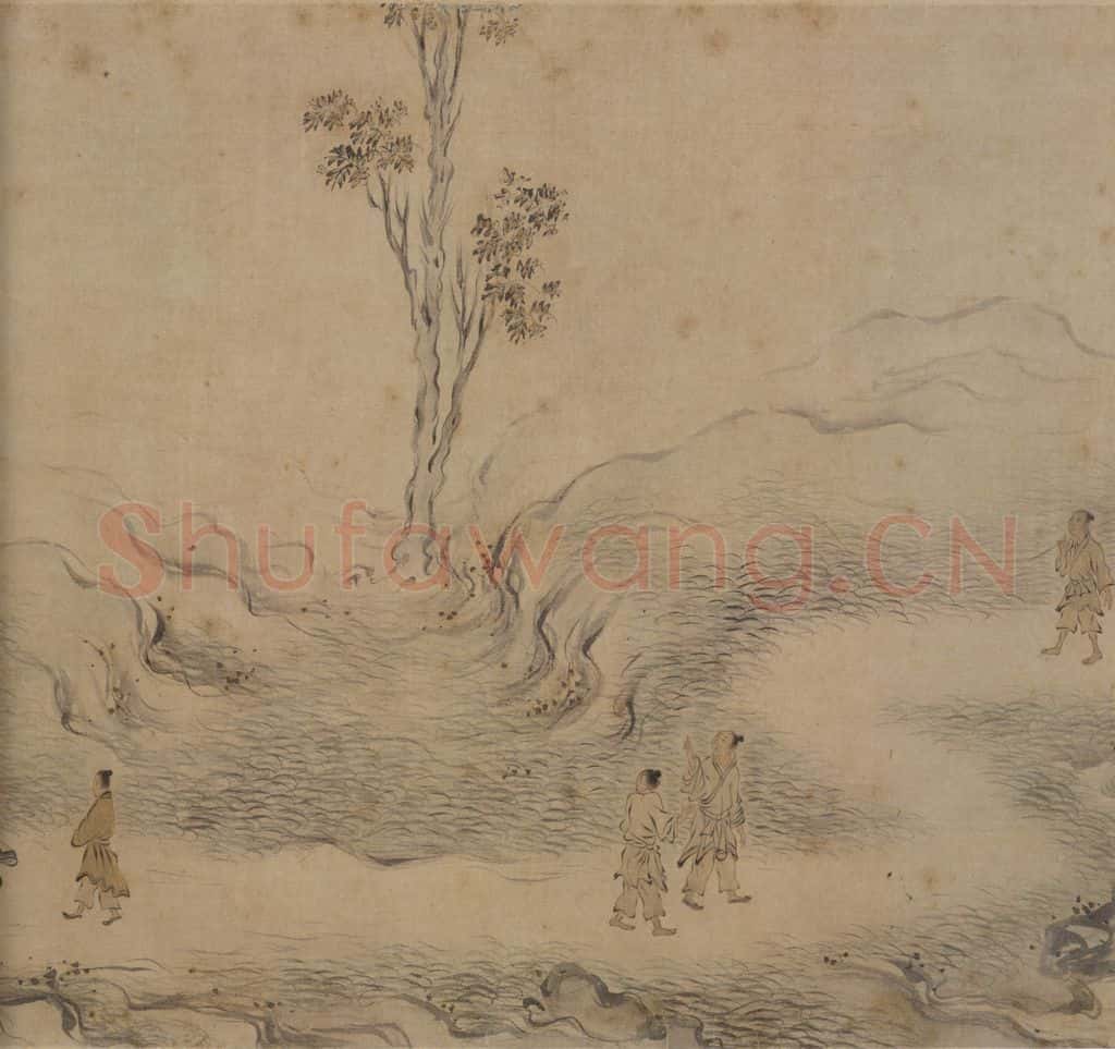 宋 马和之《唐风图》书画作品