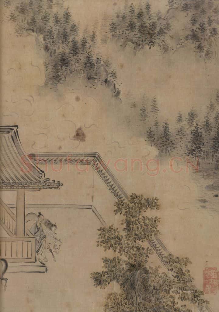 宋 马和之《唐风图》书画作品