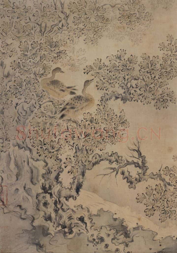 宋 马和之《唐风图》书画作品