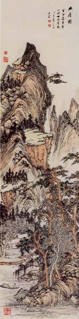 40年代 蒋凤白《幽居图》书画作品