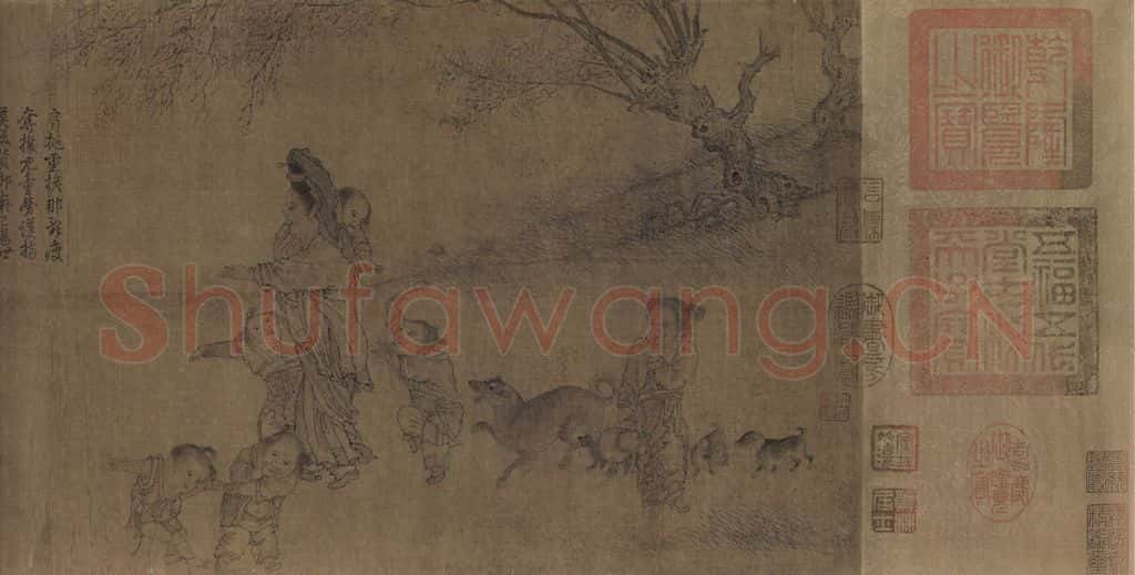 宋代 李嵩《货郎图》书画作品