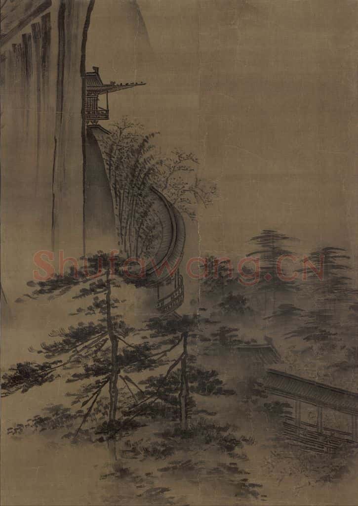 宋代 马远《踏歌图》书画作品