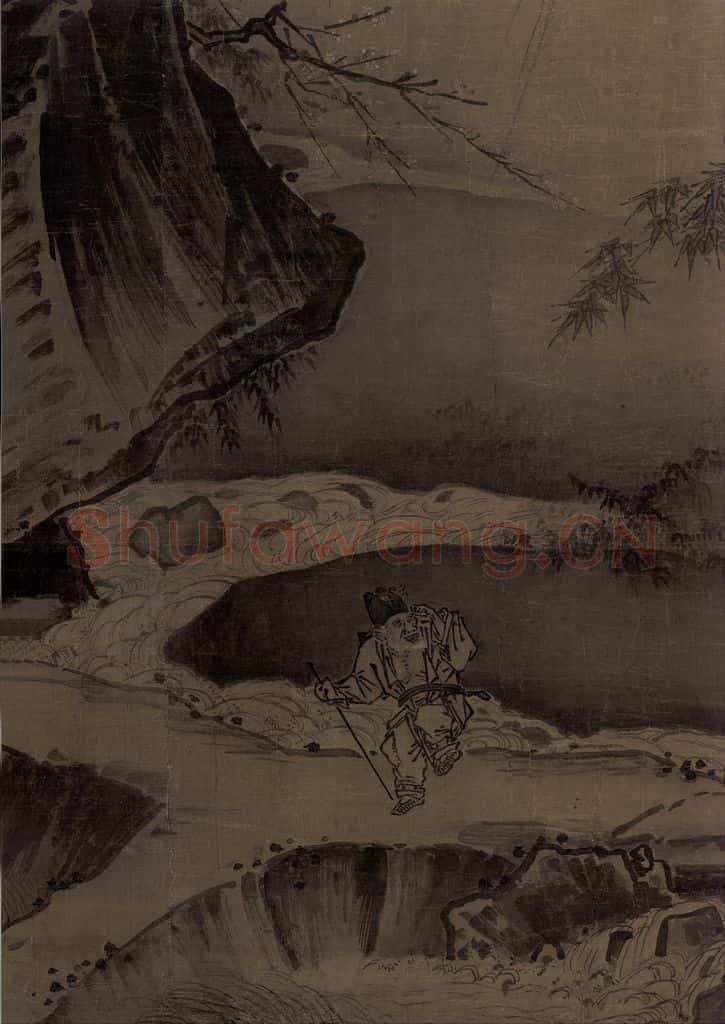 宋代 马远《踏歌图》书画作品