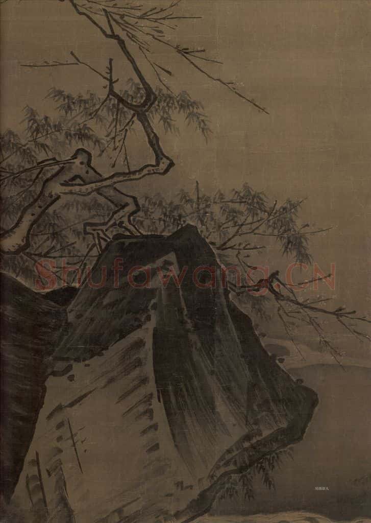 宋代 马远《踏歌图》书画作品