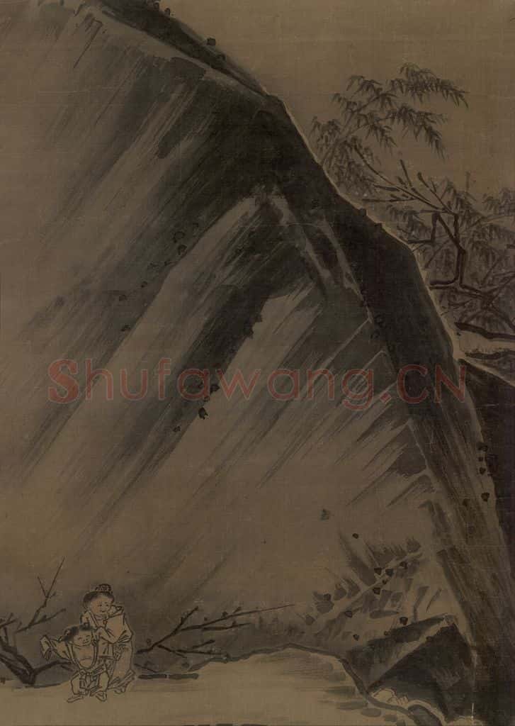 宋代 马远《踏歌图》书画作品
