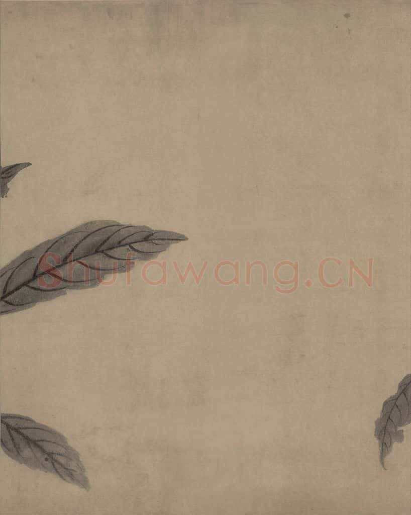 宋代 牧溪《水墨写生图》书画作品