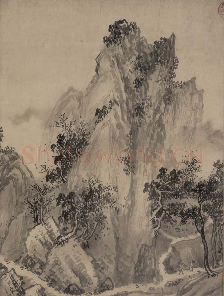 宋代 赵芾《江山万里图》书画作品