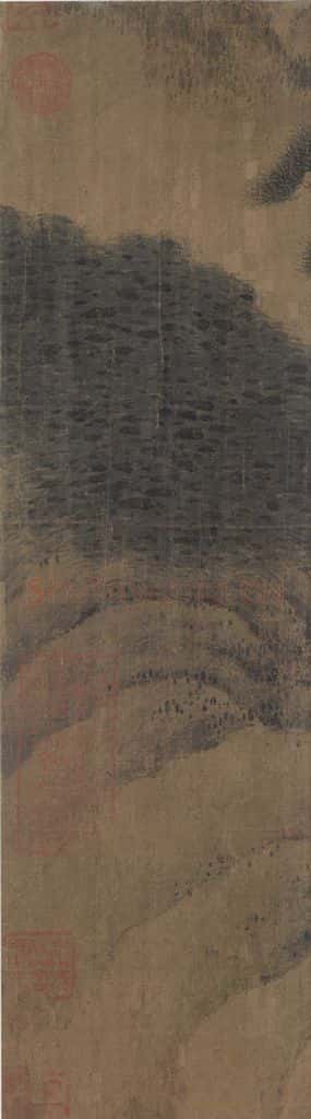 宋代 赵伯骕《万松金阙图》书画作品