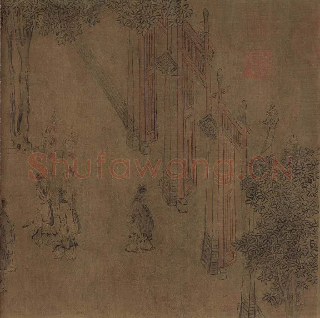 宋朝 马和之《闵予小子之什图》书画作品