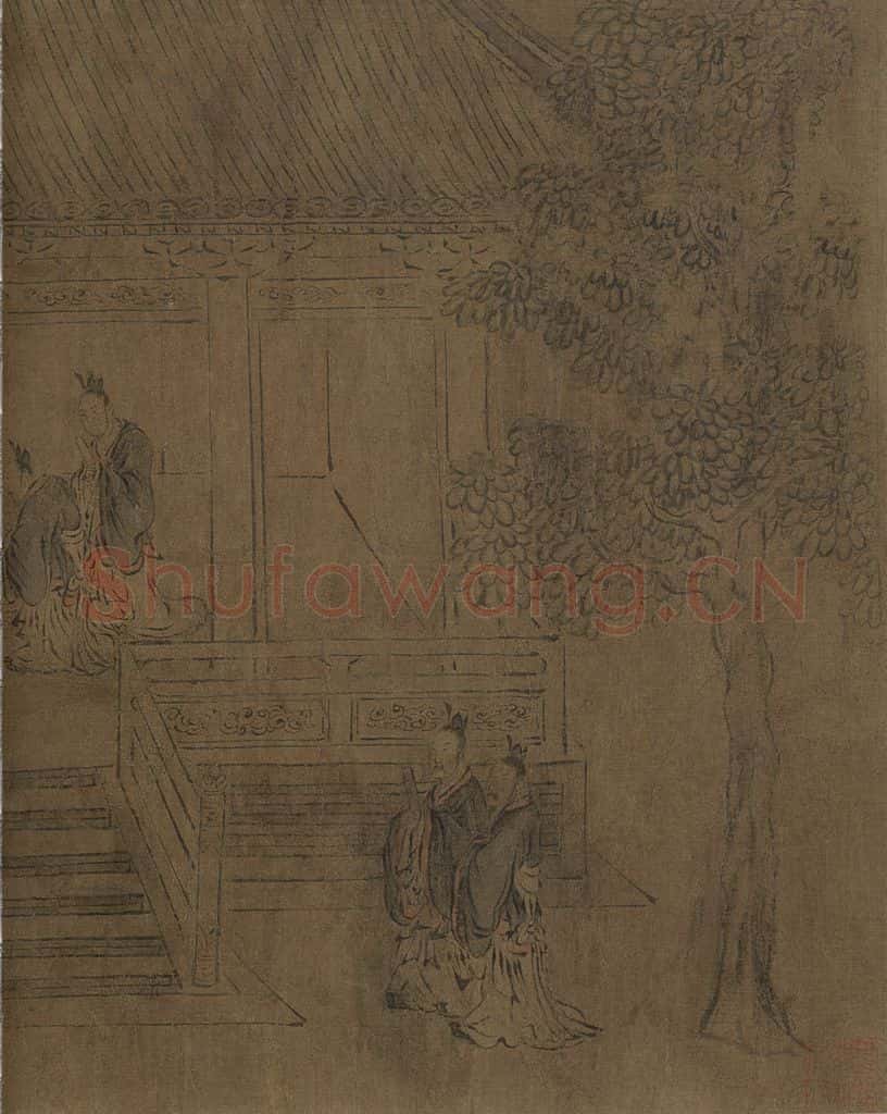 宋朝 马和之《闵予小子之什图》书画作品