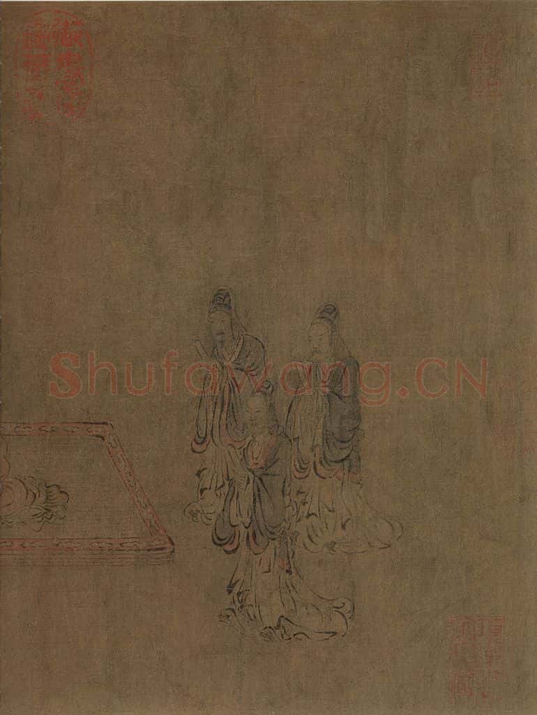 宋朝 马和之《闵予小子之什图》书画作品