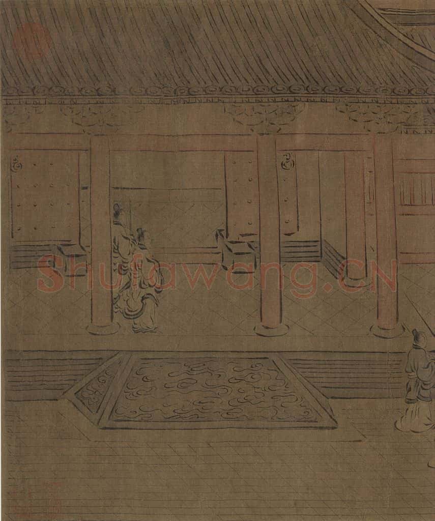宋朝 马和之《闵予小子之什图》书画作品