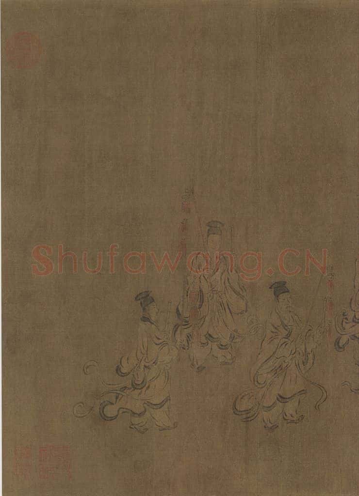 宋朝 马和之《闵予小子之什图》书画作品
