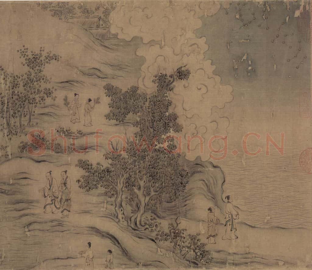 宋朝 马和之《豳风图》书画作品