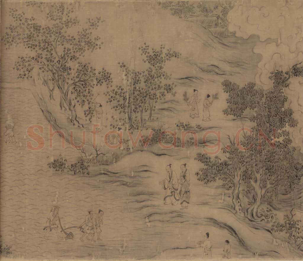 宋朝 马和之《豳风图》书画作品