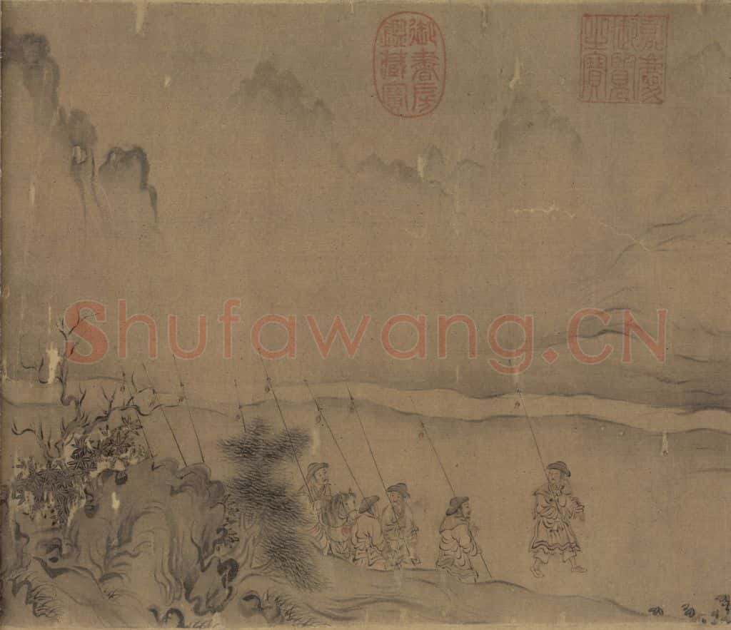 宋朝 马和之《豳风图》书画作品