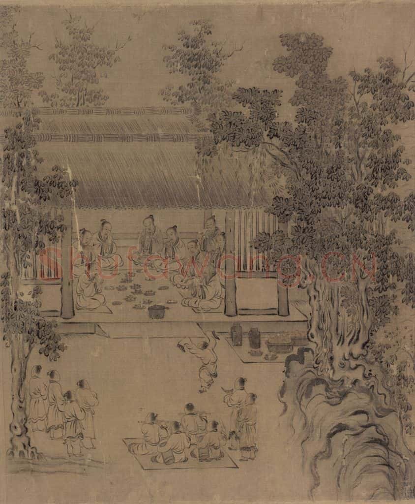 宋朝 马和之《豳风图》书画作品