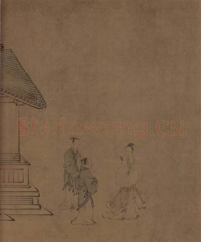 宋朝 马和之《唐风图》书画作品