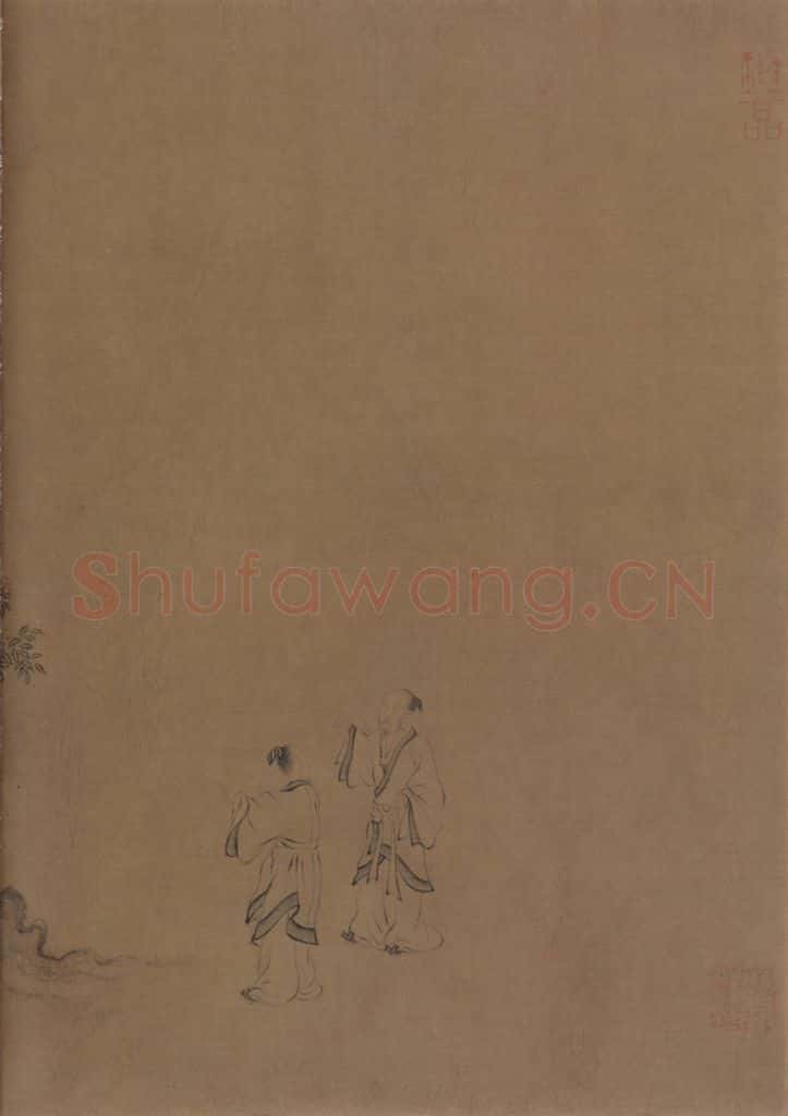 宋朝 马和之《唐风图》书画作品