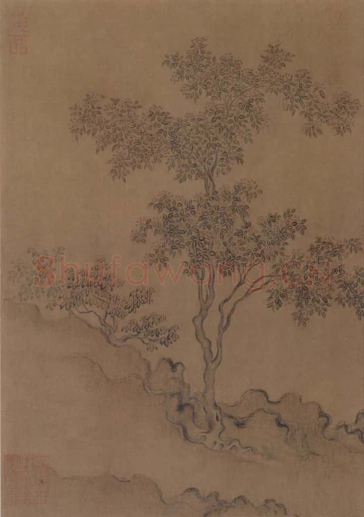 宋朝 马和之《唐风图》书画作品