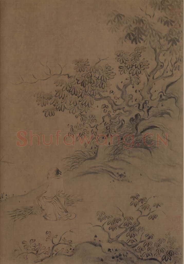 宋朝 马和之《唐风图》书画作品