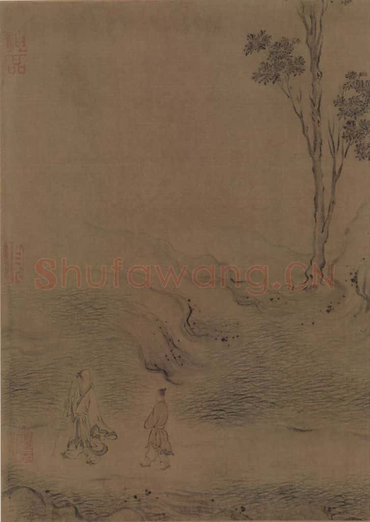 宋朝 马和之《唐风图》书画作品