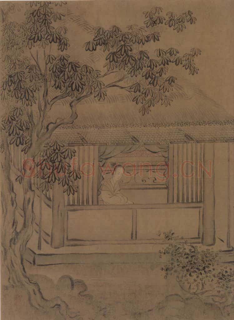 宋朝 马和之《唐风图》书画作品