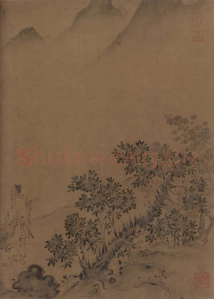 宋朝 马和之《唐风图》书画作品