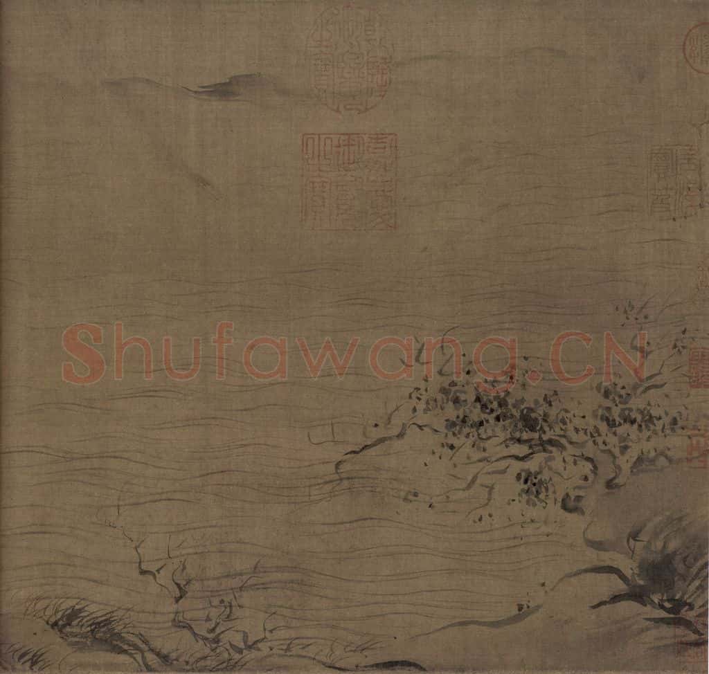 宋朝 马和之《后赤壁赋图》书画作品