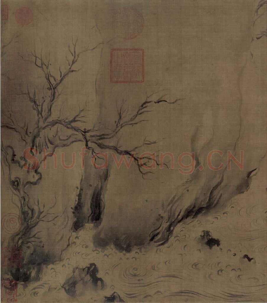 宋朝 马和之《后赤壁赋图》书画作品
