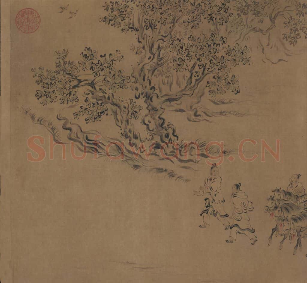 宋朝 马和之《小雅鹿鸣之什图》书画作品