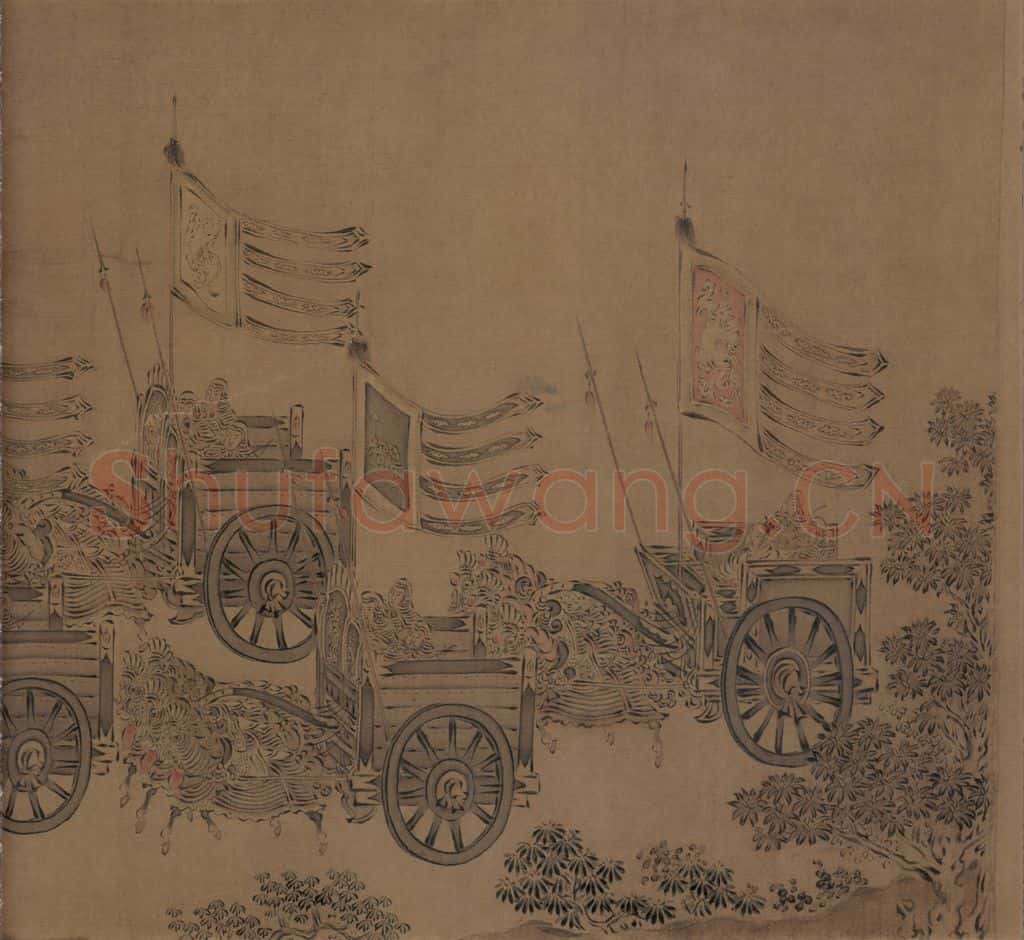 宋朝 马和之《小雅鹿鸣之什图》书画作品