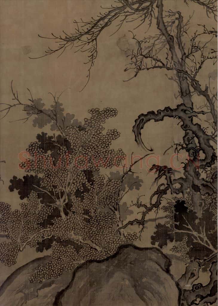 宋 郭熙《窠石平远图》书画作品