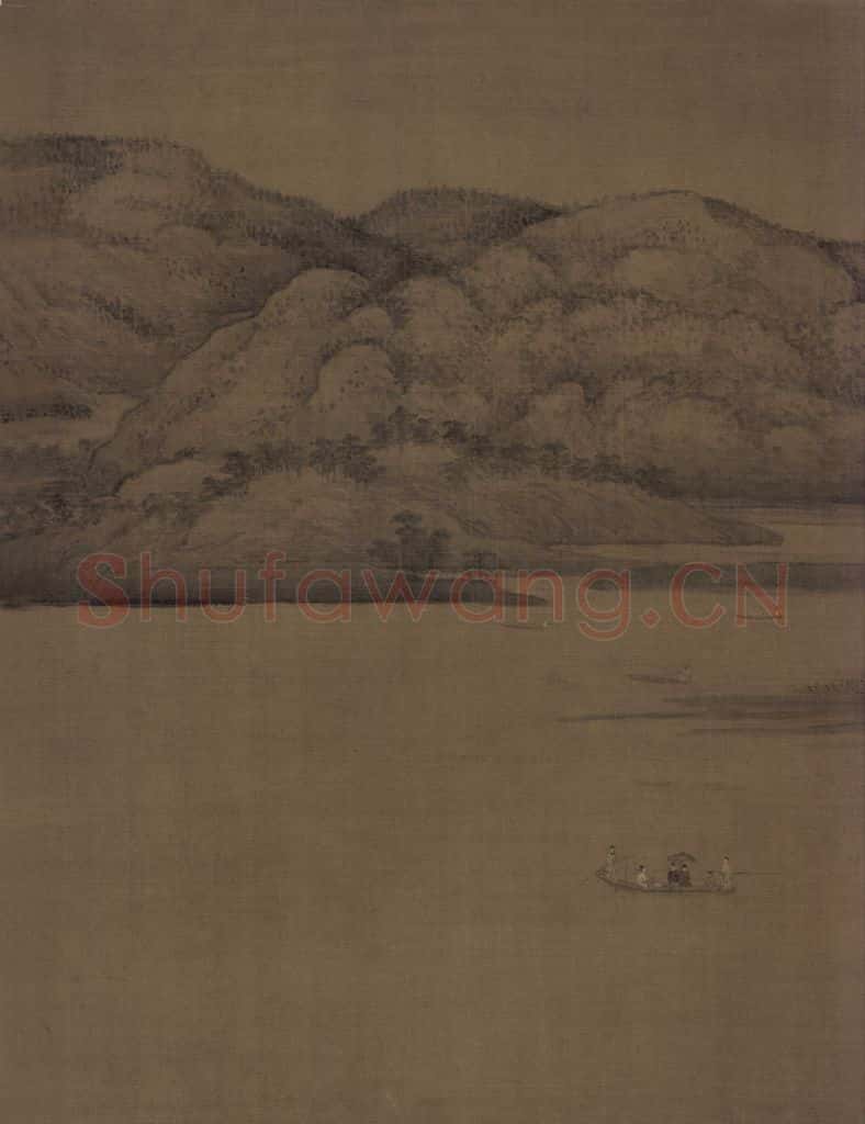 五代 董源《潇湘图》书画作品