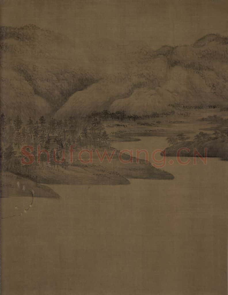 五代 董源《潇湘图》书画作品