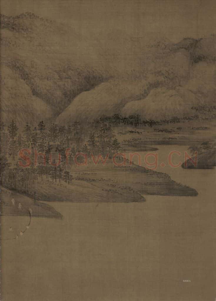 五代 董源《潇湘图》书画作品