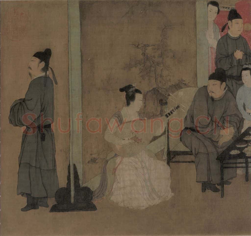 五代 顾闳中《韩熙载夜宴图》书画作品