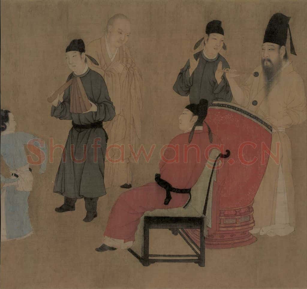 五代 顾闳中《韩熙载夜宴图》书画作品