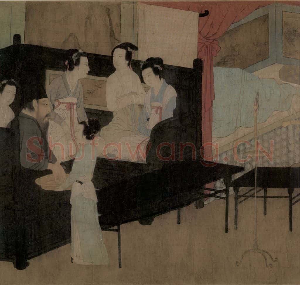 五代 顾闳中《韩熙载夜宴图》书画作品