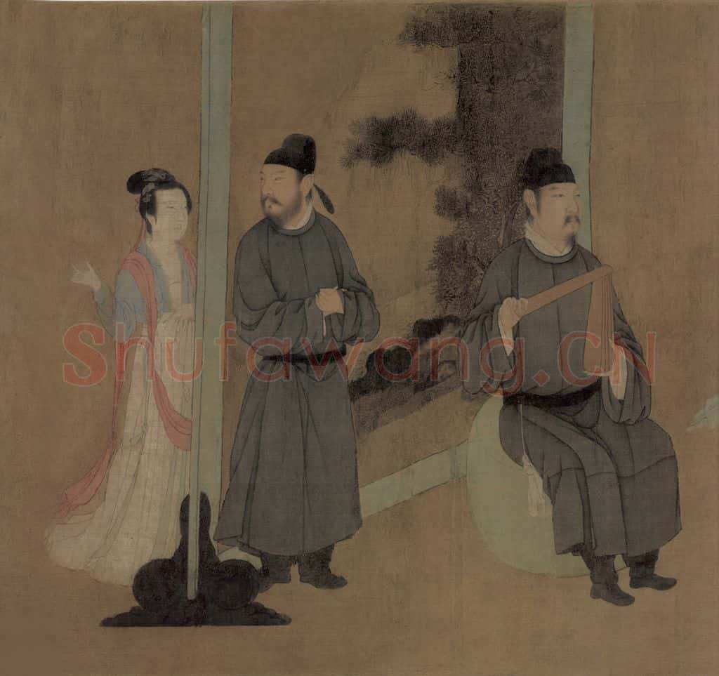 五代 顾闳中《韩熙载夜宴图》书画作品