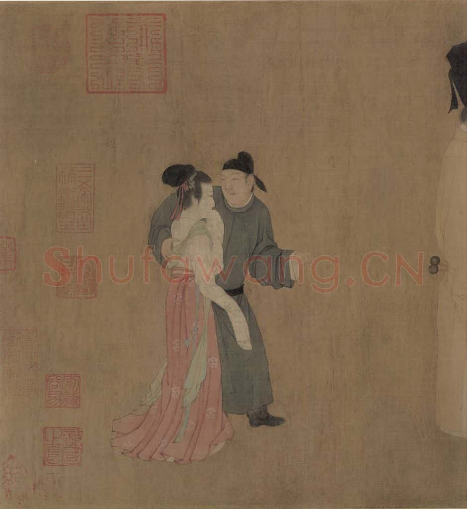 五代 顾闳中《韩熙载夜宴图》书画作品