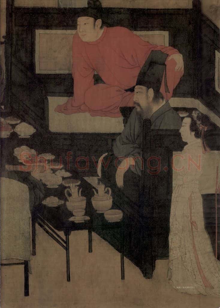 五代 顾闳中《韩熙载夜宴图》书画作品