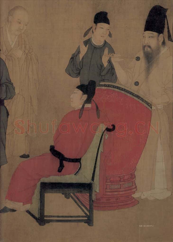 五代 顾闳中《韩熙载夜宴图》书画作品