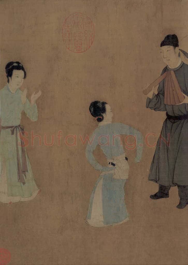 五代 顾闳中《韩熙载夜宴图》书画作品
