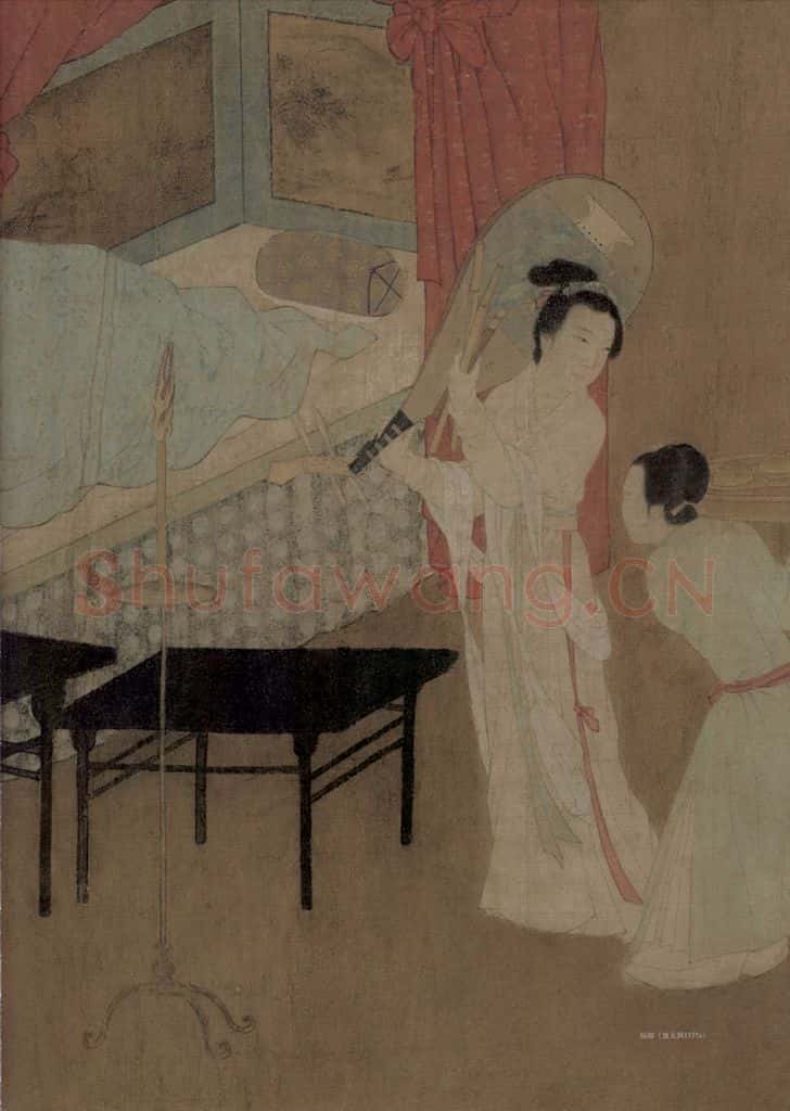 五代 顾闳中《韩熙载夜宴图》书画作品