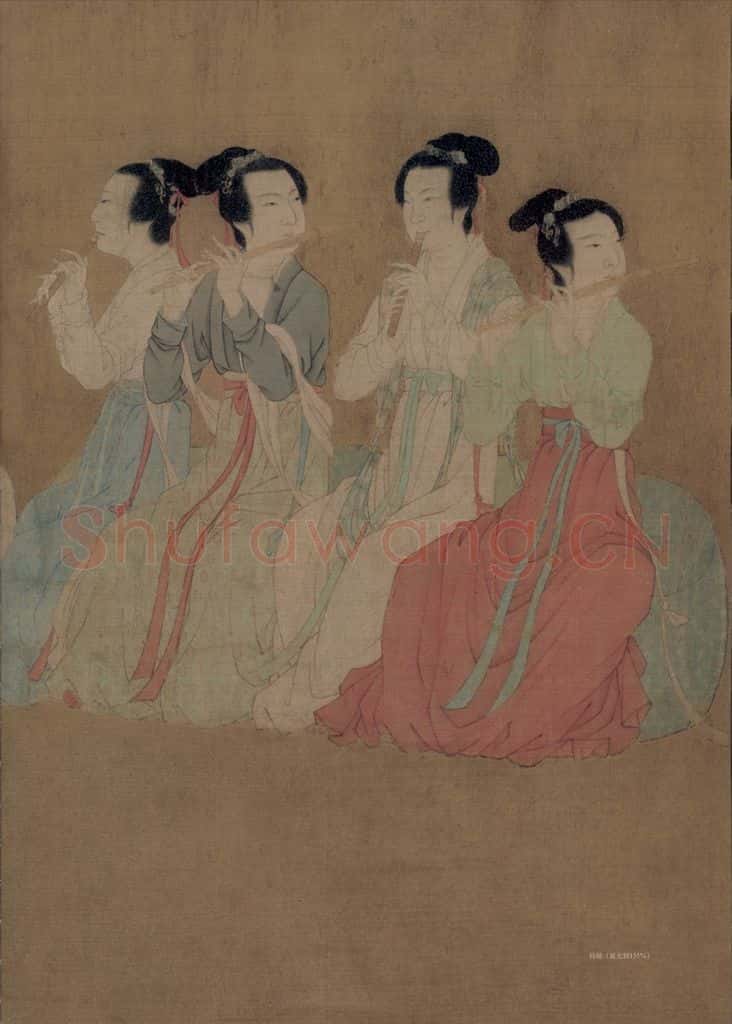五代 顾闳中《韩熙载夜宴图》书画作品