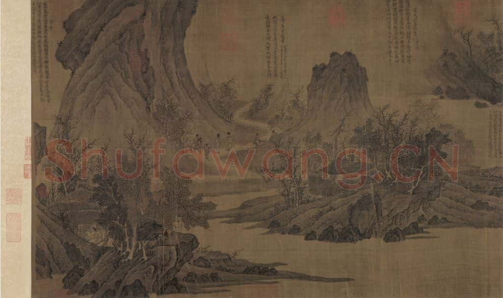 宋 张先《十咏图》书画作品